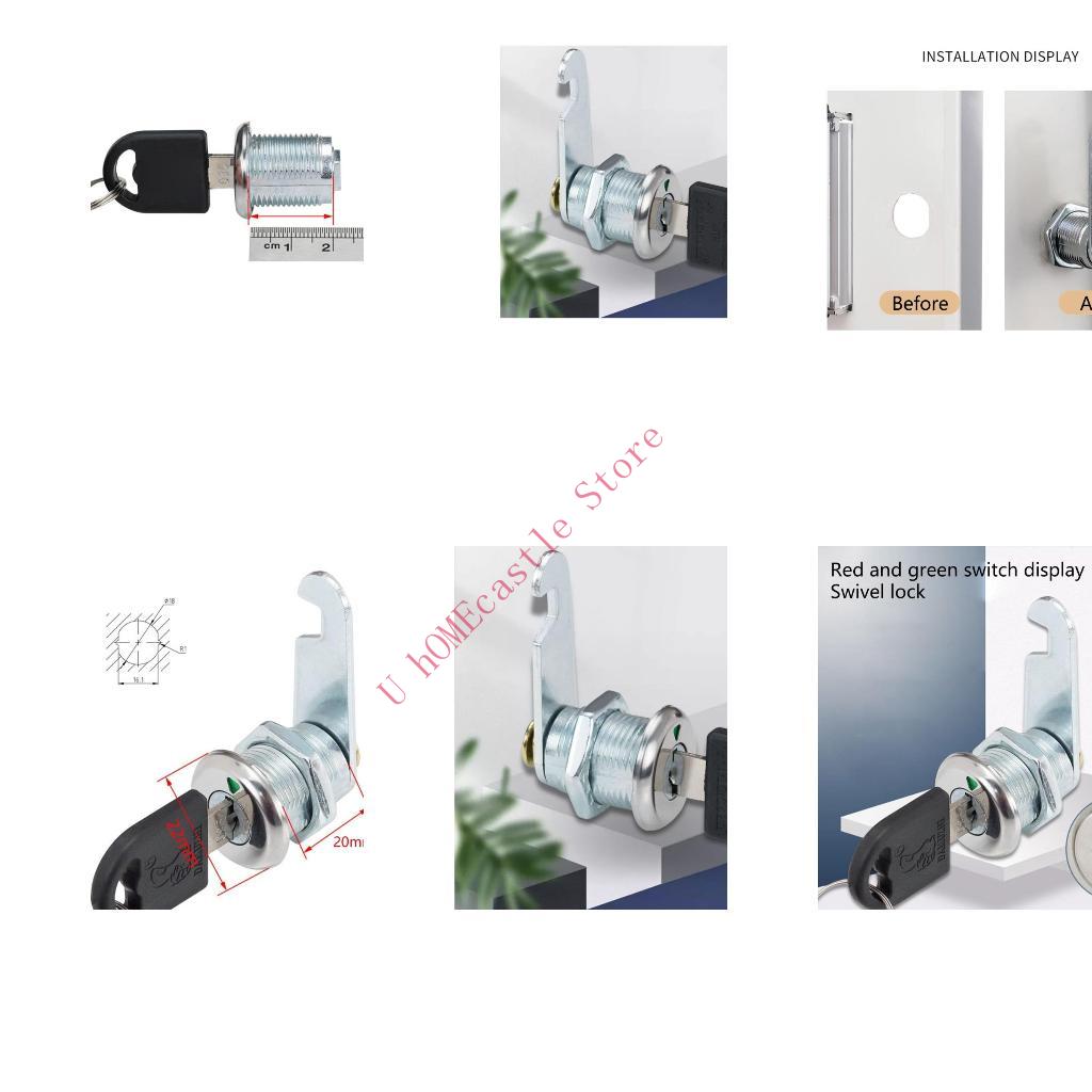 63HF 2set Cabinet Cams Lock wi - огляд і ціна Furniture Hardware Locks