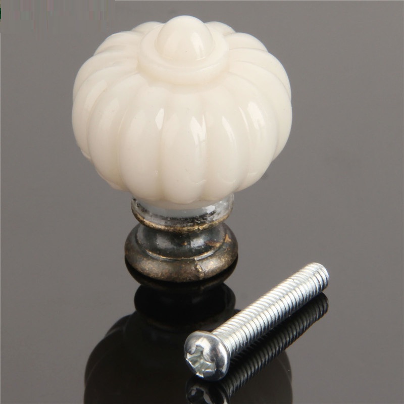 1Pc Acrylic Ivory White Pumpki - огляд і ціна Furniture Hardware Restoration