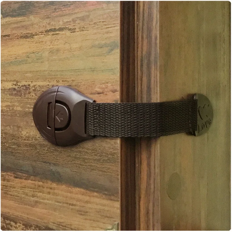 5pcs/lot Brown Cabinet Safety  - огляд і ціна Furniture Hardware Suppliers