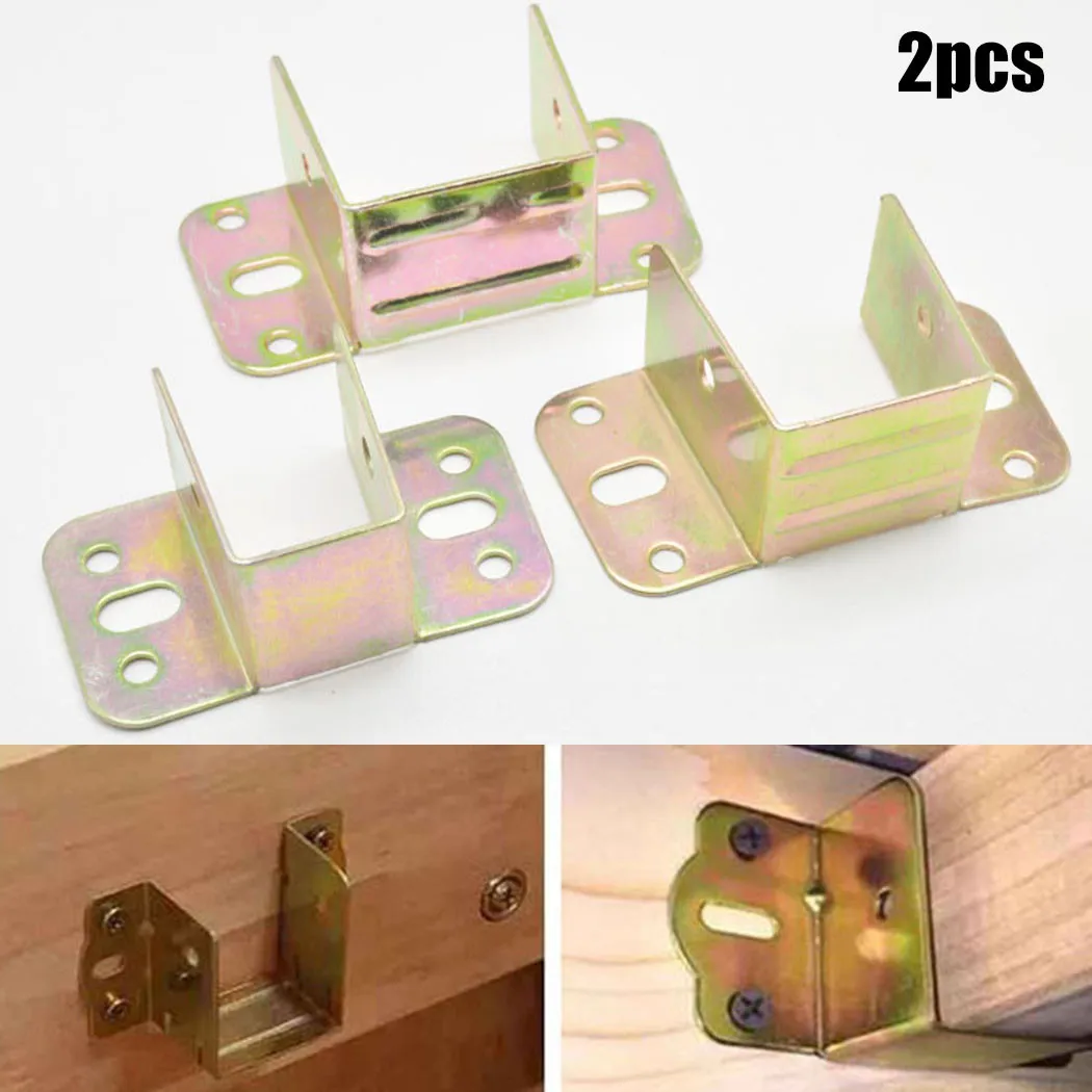2pcs U Shaped Metal Bed Bracke - огляд і ціна Furniture Hardware Suppliers