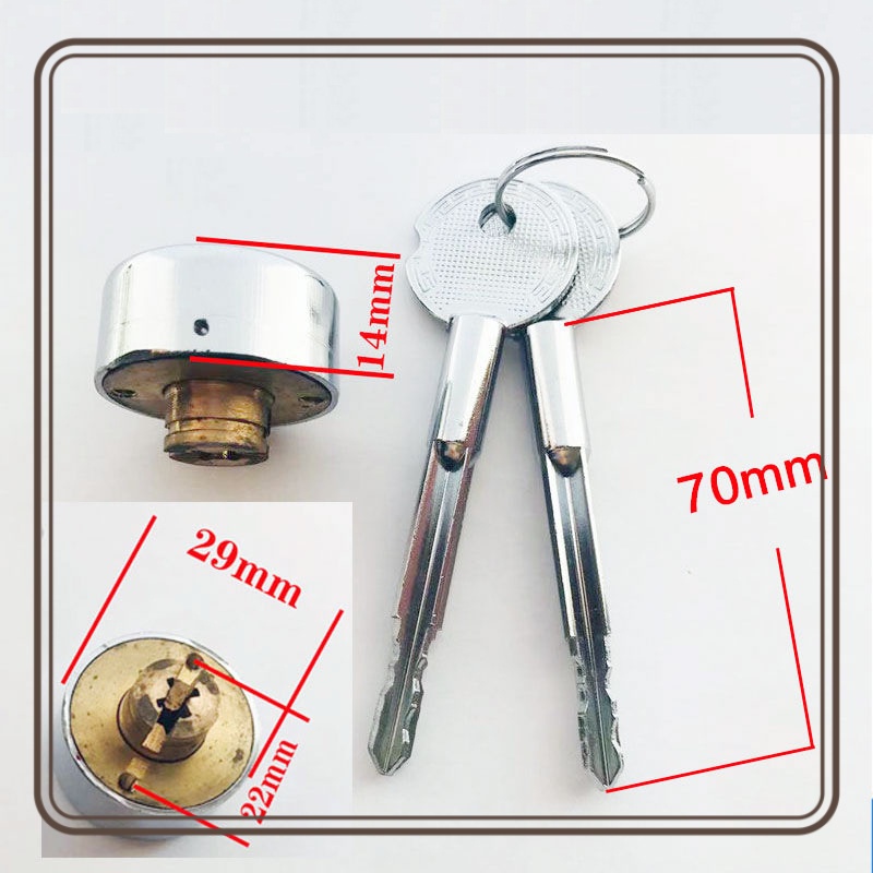 Safe Lock Core Cross Key Emerg - огляд і ціна Furniture Hardware Suppliers
