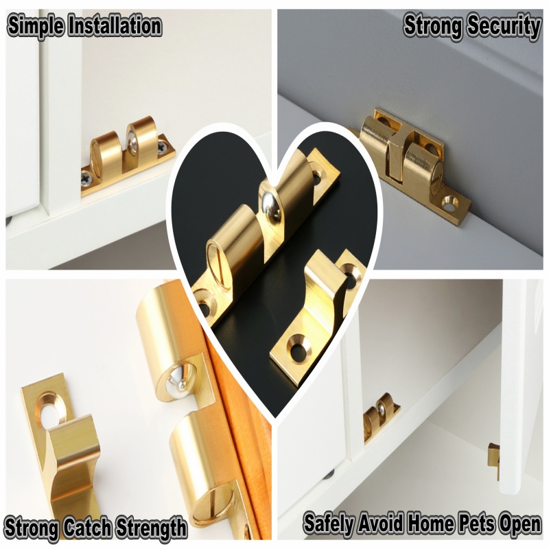 3/6pcs Cabinet Closet Door Bal - огляд і ціна Furniture Hardware Locks