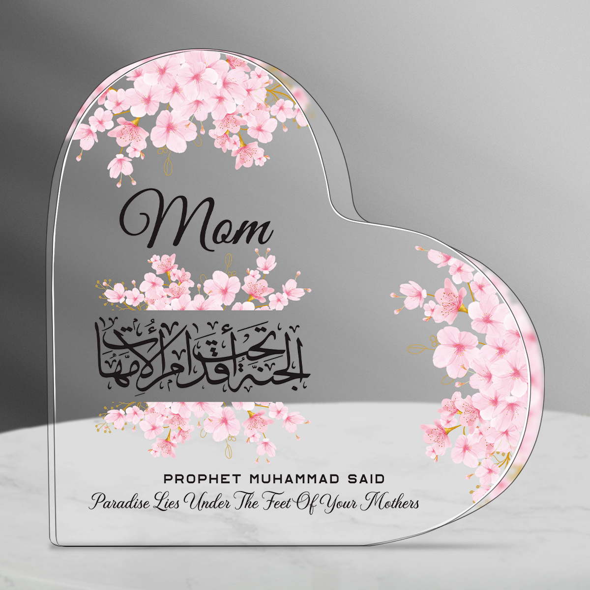 Heart Acrylic Desk Plaque Mom  - огляд і ціна Furniture Paradise & Hardware Ghaziabad