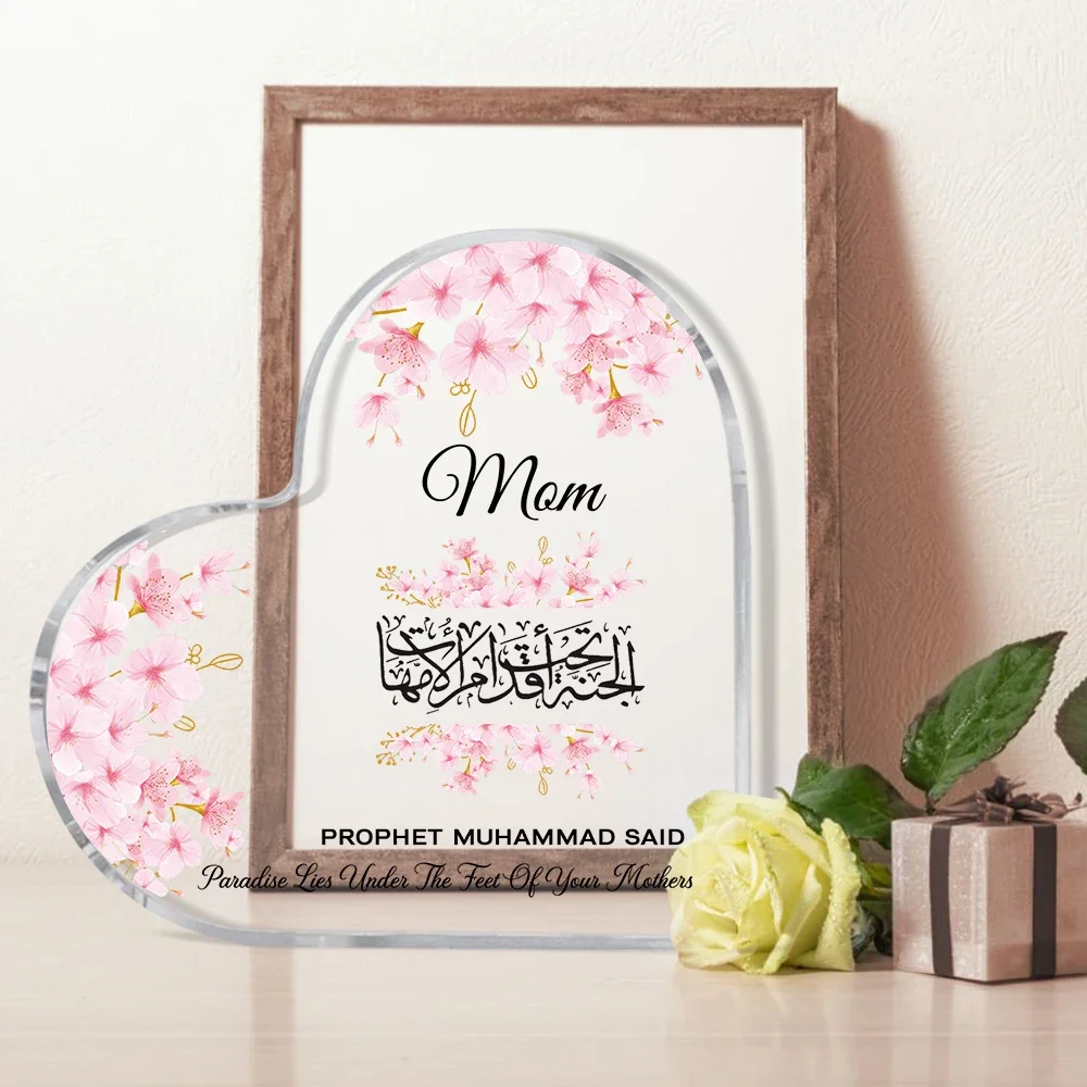 Heart Acrylic Desk Plaque Mom  - огляд і ціна Furniture Paradise & Hardware Ghaziabad
