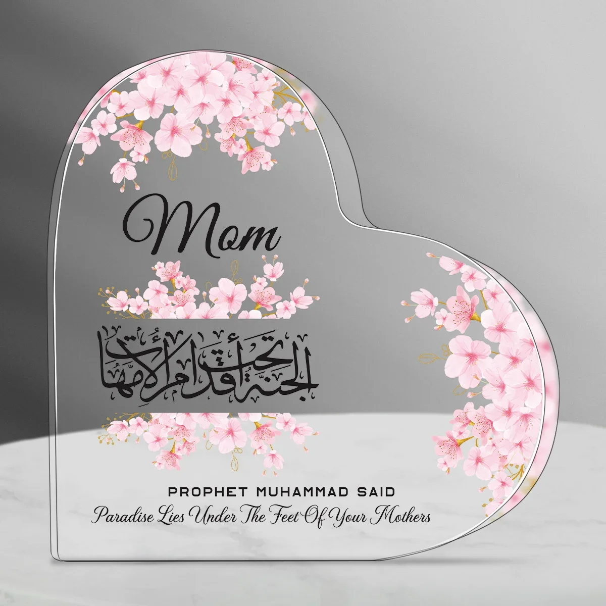 Heart Acrylic Desk Plaque Mom  - огляд і ціна Furniture Paradise & Hardware Ghaziabad