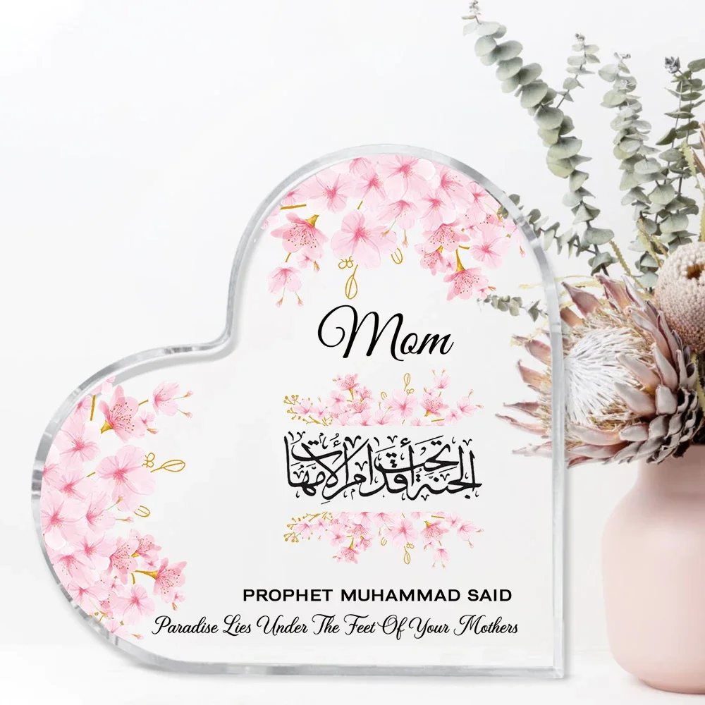 Heart Acrylic Desk Plaque Mom  - огляд і ціна Furniture Paradise & Hardware Ghaziabad