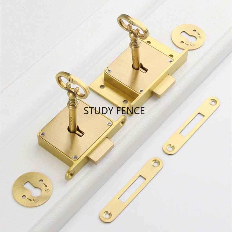 1PC Antique Metal Drawer Lock  - огляд і ціна Furniture Hardware Locks