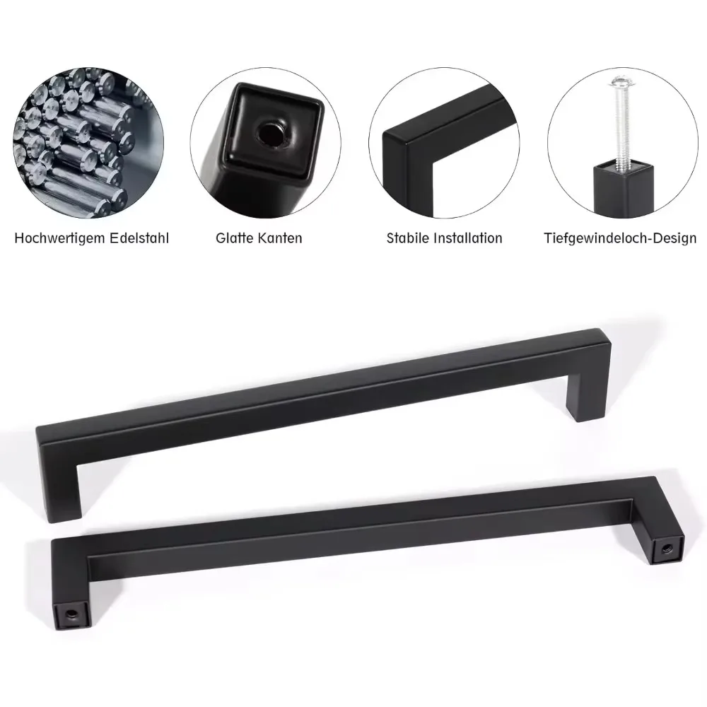 6/18pcs Stainless Steel Square - огляд і ціна Furniture Hardware Restoration