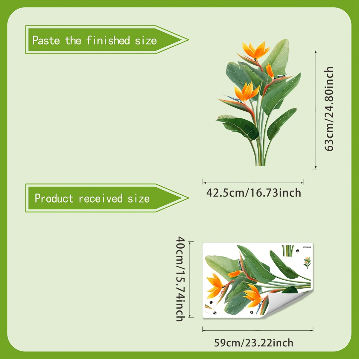 1 Piece of Jungle Leaf Wall St - огляд і ціна Furniture Paradise & Hardware Ghaziabad