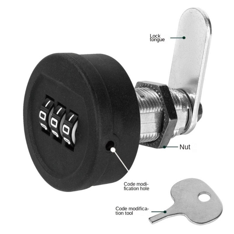 Drawer Password Lock 20/30mm T - огляд і ціна Furniture Hardware Locks