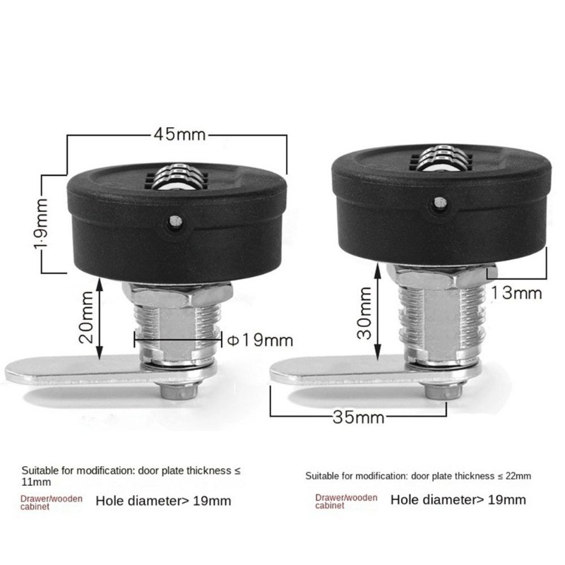 Drawer Password Lock 20/30mm T - огляд і ціна Furniture Hardware Locks